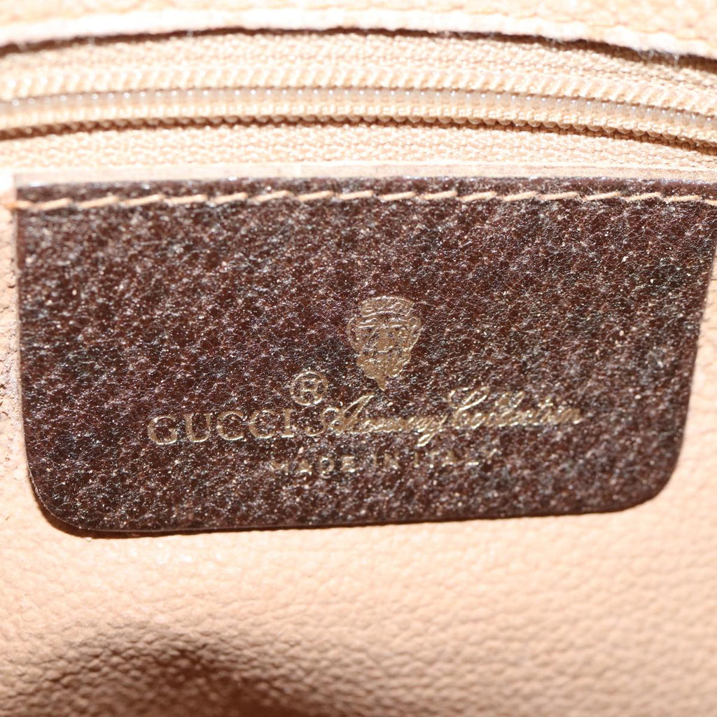 GUCCI GG Supreme Web Sherry Line Shoulder Bag Beige Red 89 02 032 am6223