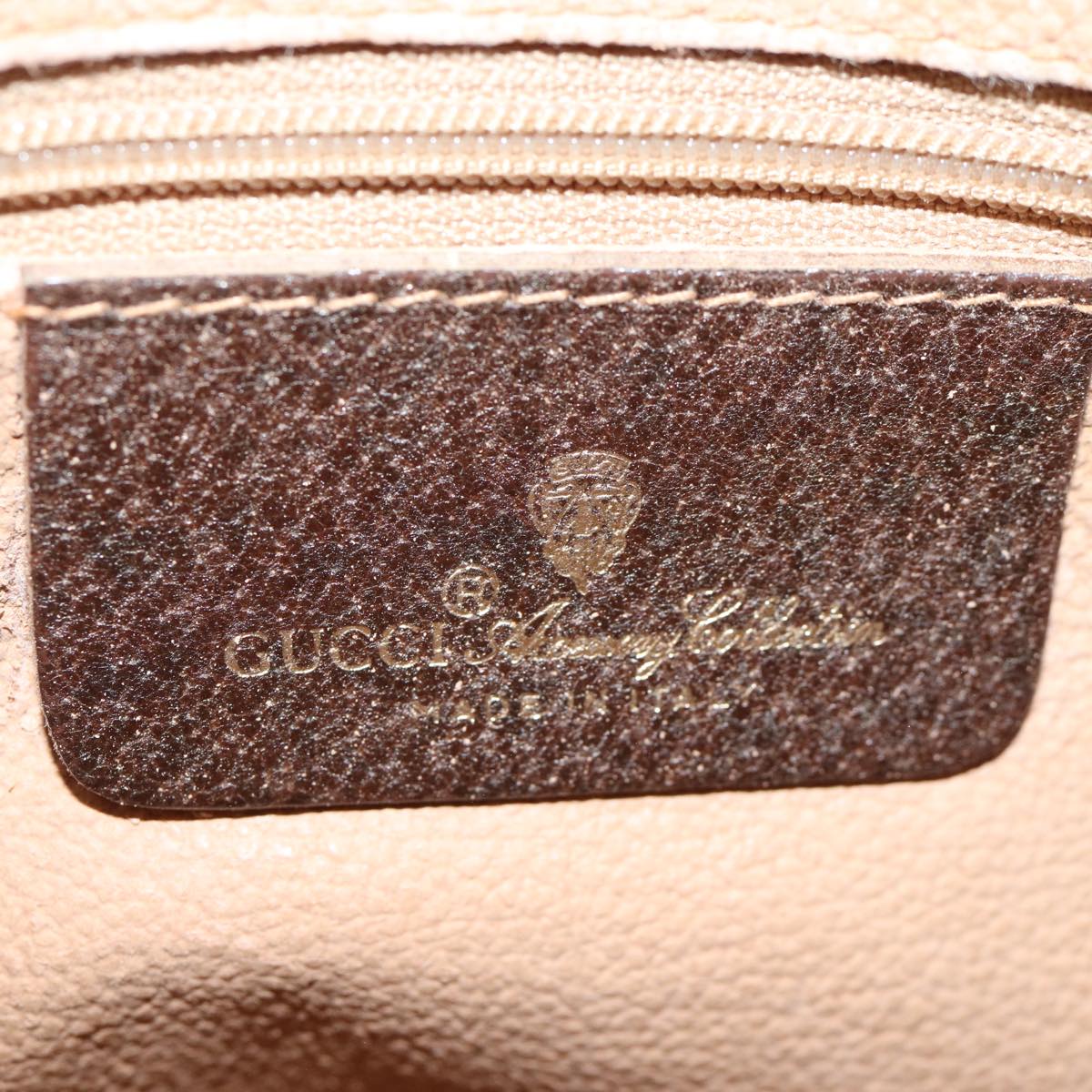 GUCCI GG Supreme Web Sherry Line Shoulder Bag Beige Red 89 02 032 am6223