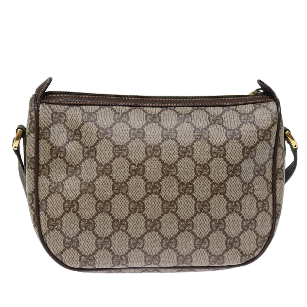 GUCCI GG Supreme Web Sherry Line Shoulder Bag Beige Red 89 02 032 am6223