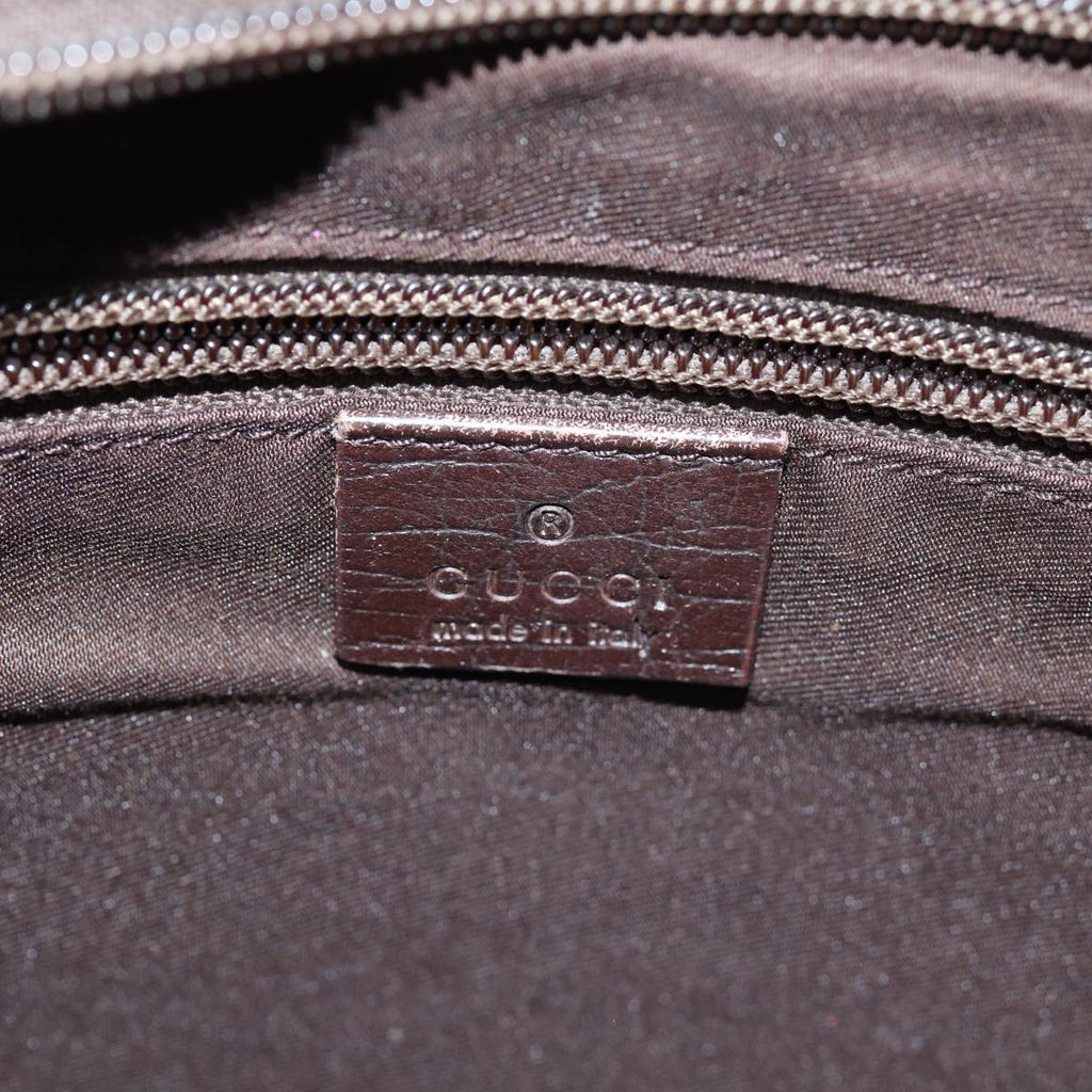 GUCCI GG Supreme Shoulder Bag PVC Leather Beige 141198 am6305