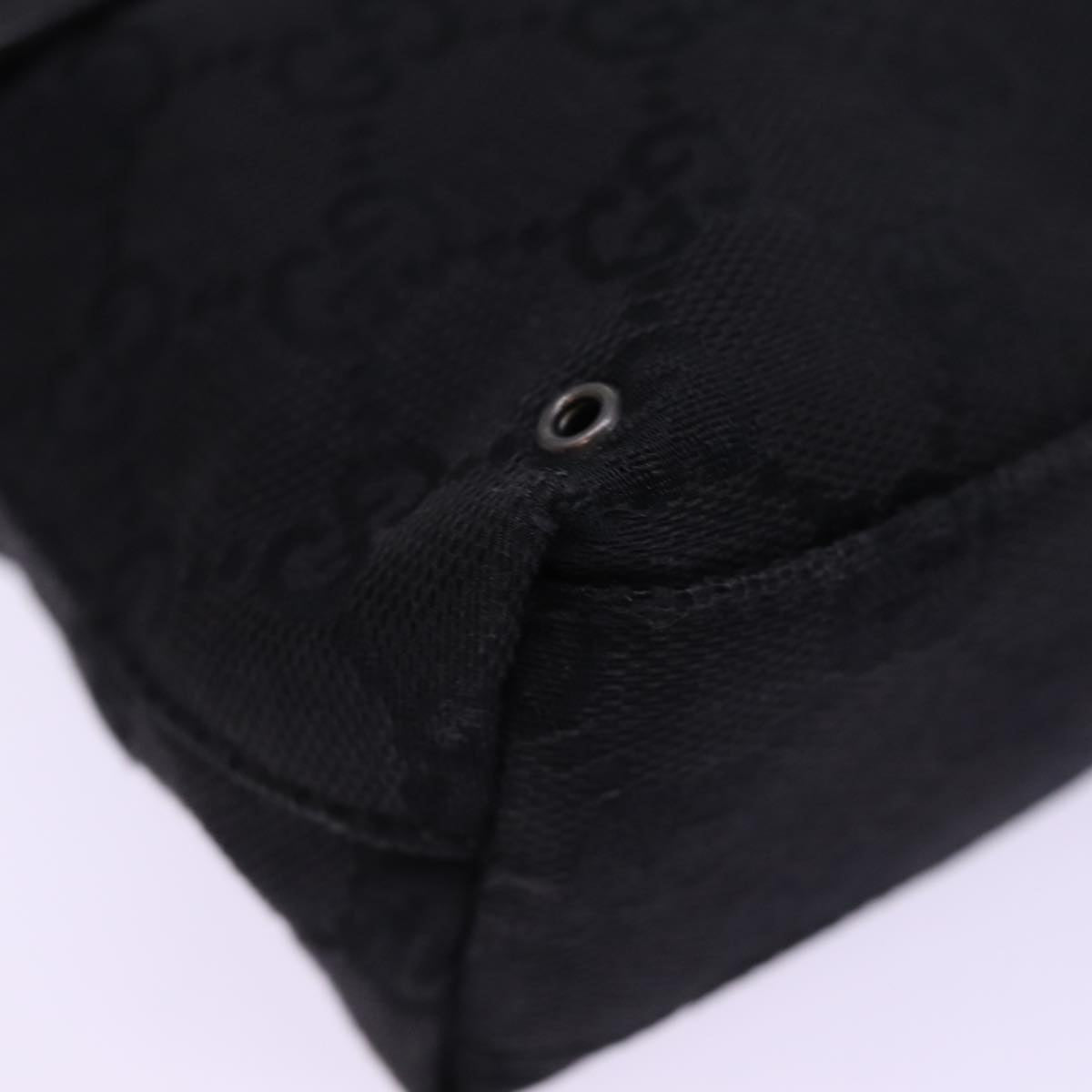 GUCCI GG Canvas Waist bag Black 92543 am6310