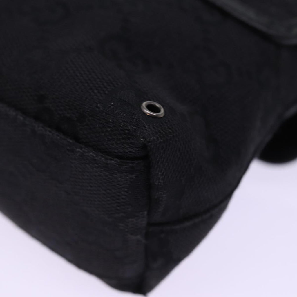GUCCI GG Canvas Waist bag Black 92543 am6310