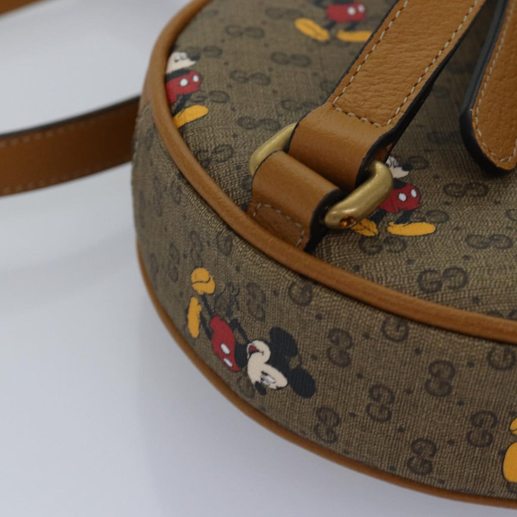 GUCCI Micro GG Supreme Disney Mini Backpack PVC Beige 603730 am6384S