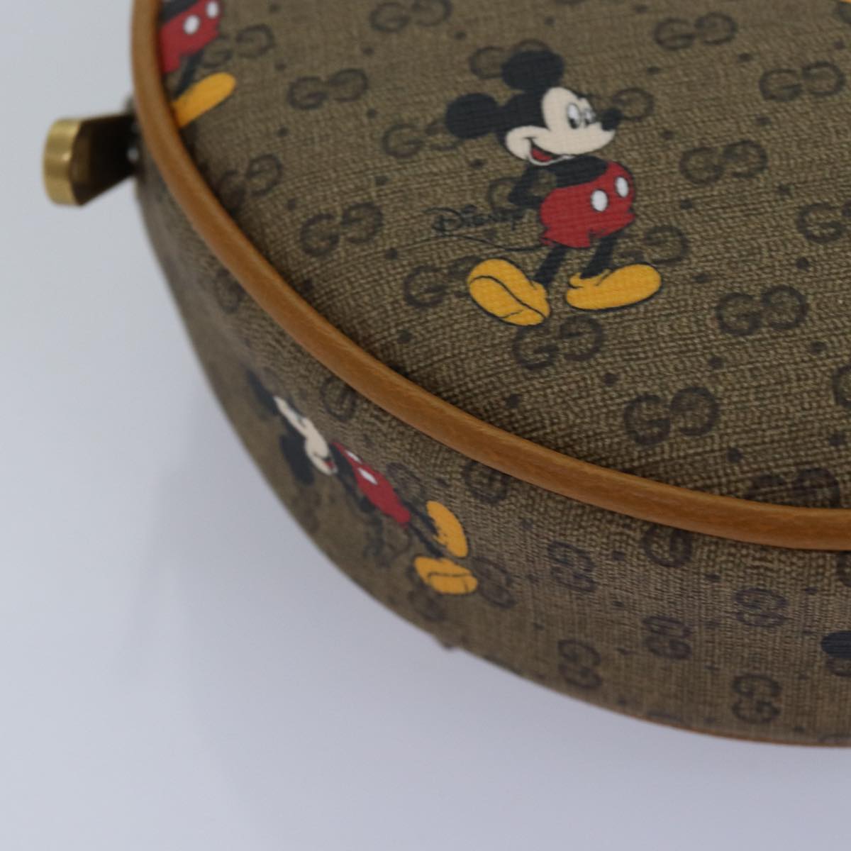 GUCCI Micro GG Supreme Disney Mini Backpack PVC Beige 603730 am6384S