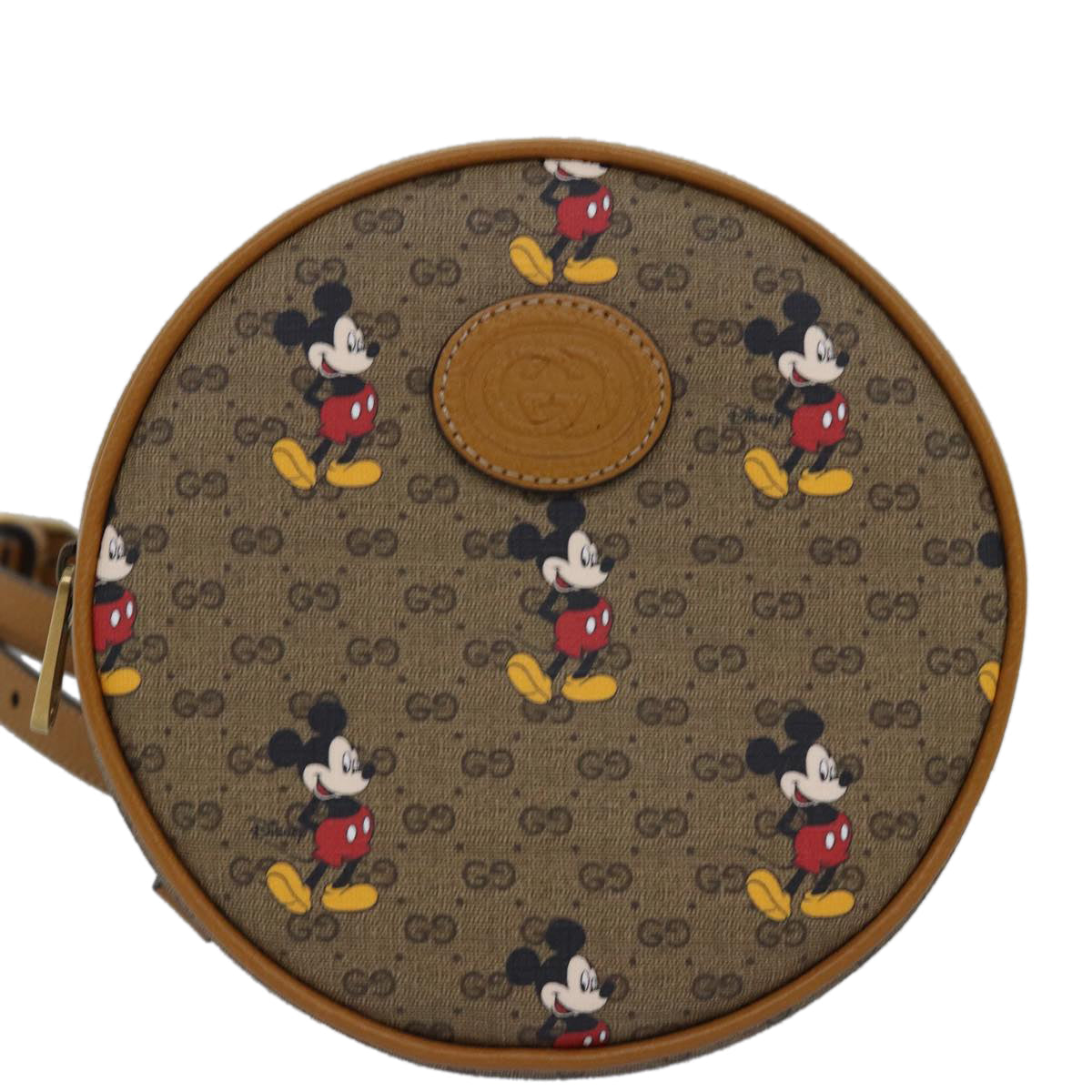 GUCCI Micro GG Supreme Disney Mini Backpack PVC Beige 603730 am6384S