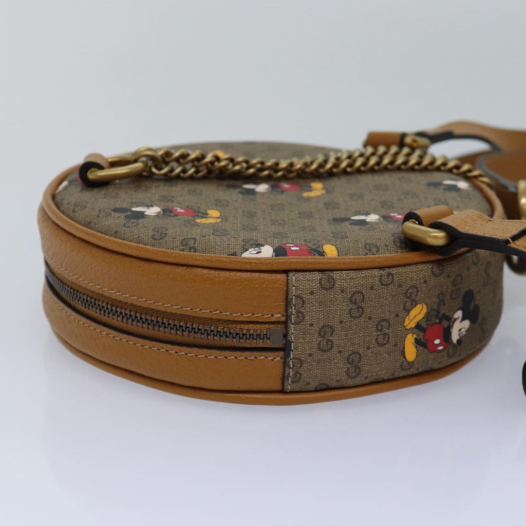 GUCCI Micro GG Supreme Disney Mini Backpack PVC Beige 603730 am6384S