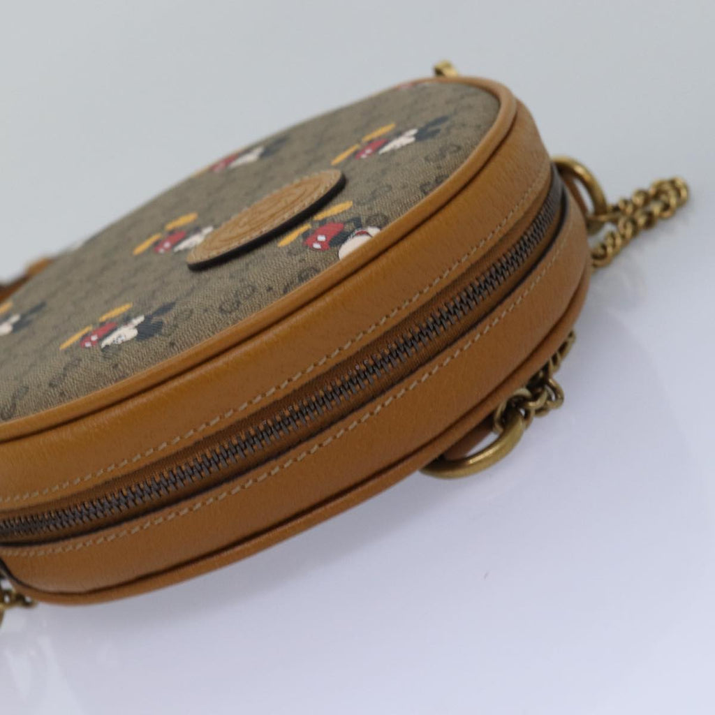 GUCCI Micro GG Supreme Disney Mini Backpack PVC Beige 603730 am6384S