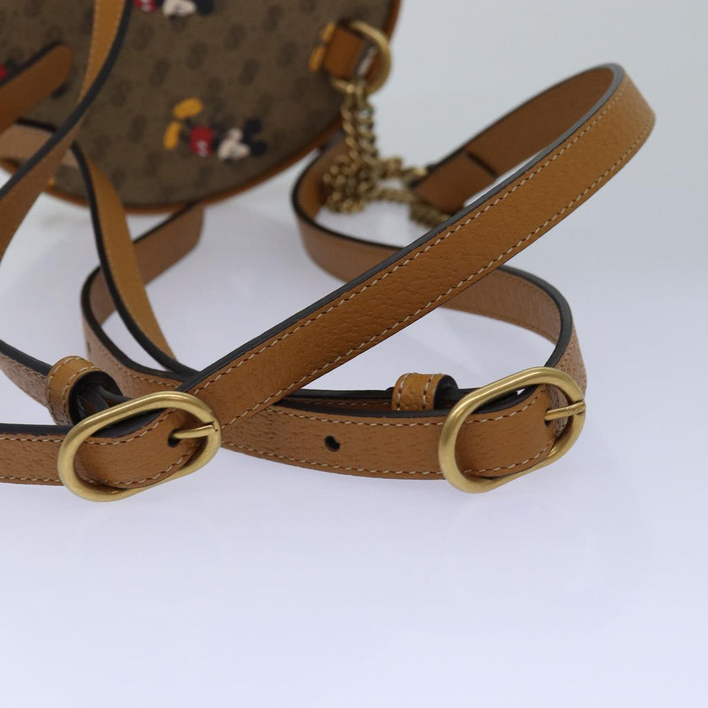 GUCCI Micro GG Supreme Disney Mini Backpack PVC Beige 603730 am6384S