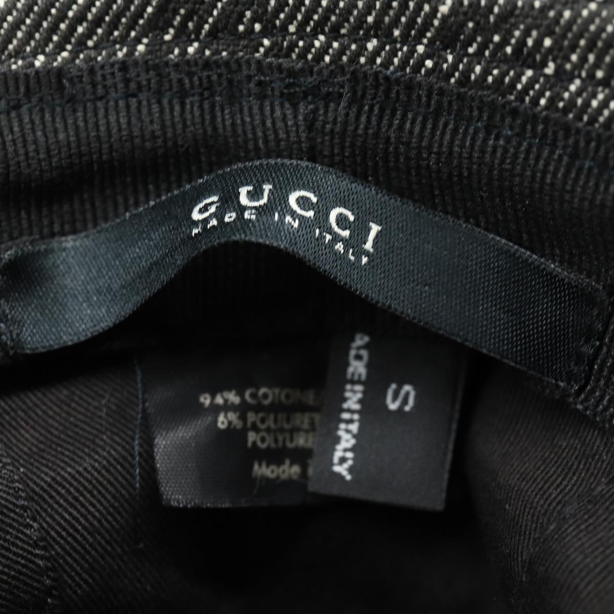 GUCCI GG Canvas Hat S Black am6440