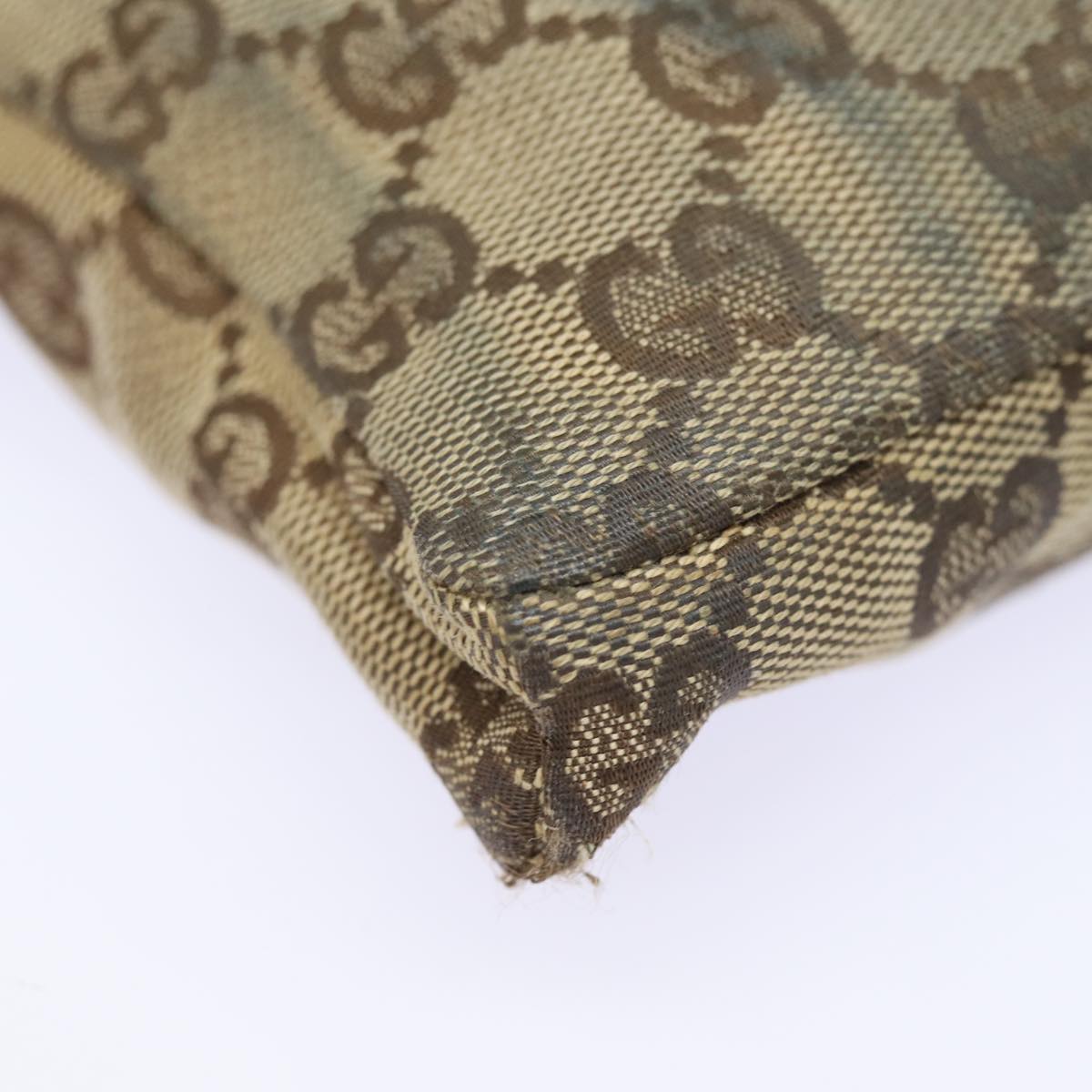 GUCCI GG Canvas Web Sherry Line Waist bag Beige Red Green 28566 am6441