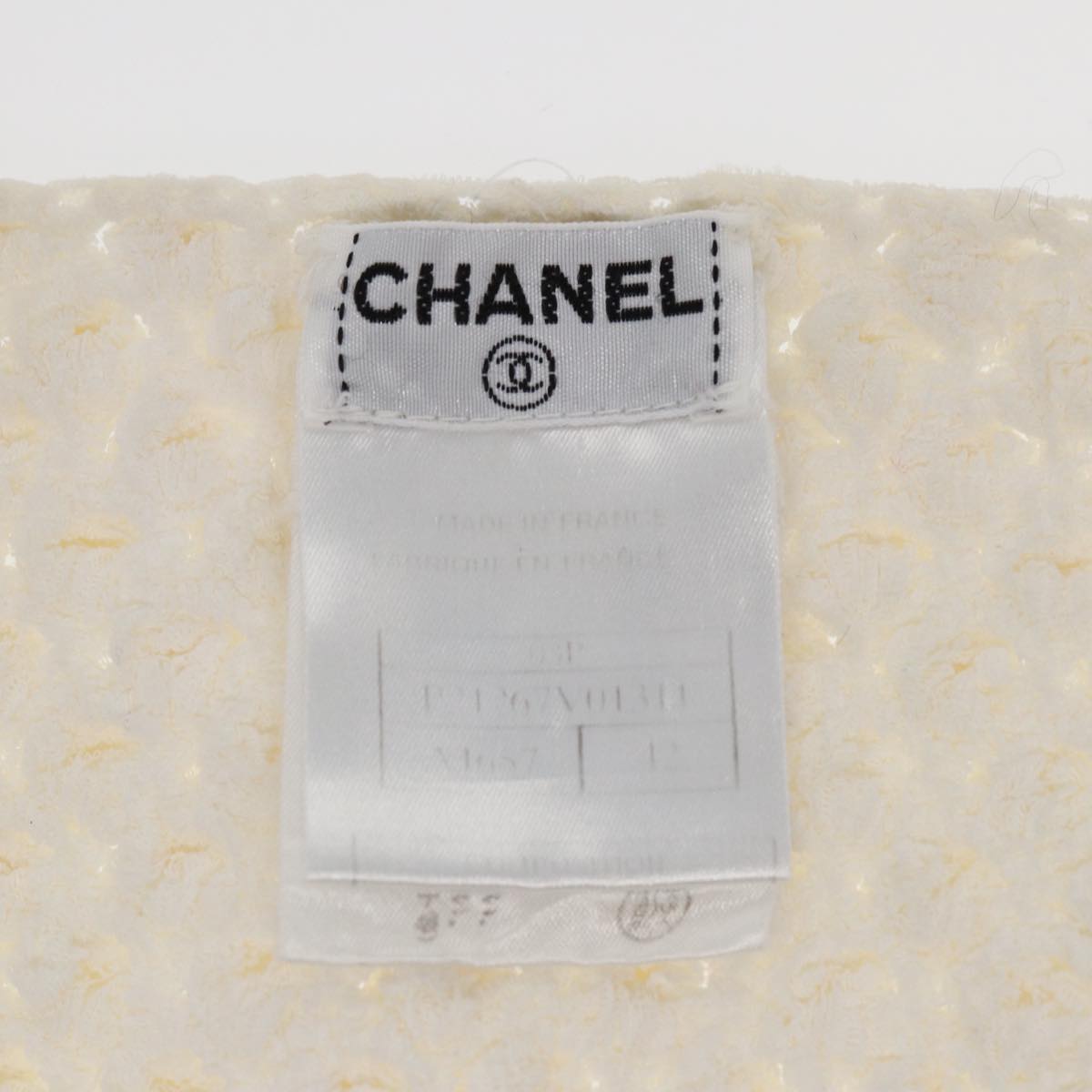 CHANEL　Tops Polyamide Nylon White CC am6465