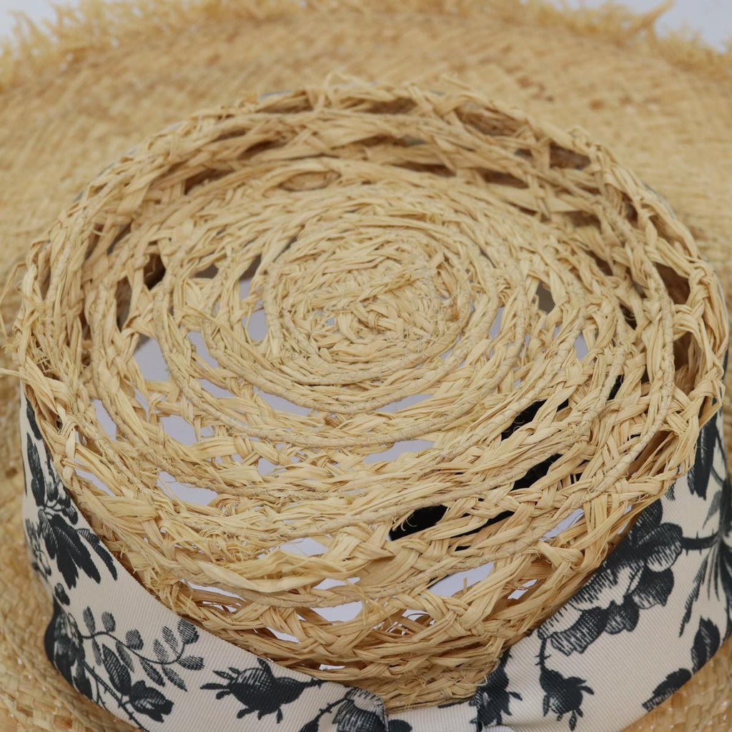 GUCCI Hat straw L size Beige am6467