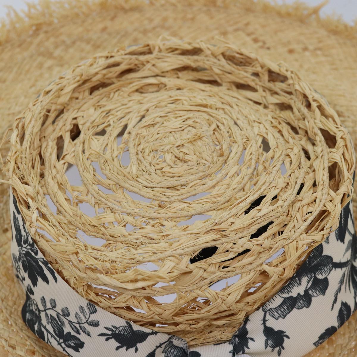 GUCCI Hat straw L size Beige am6467