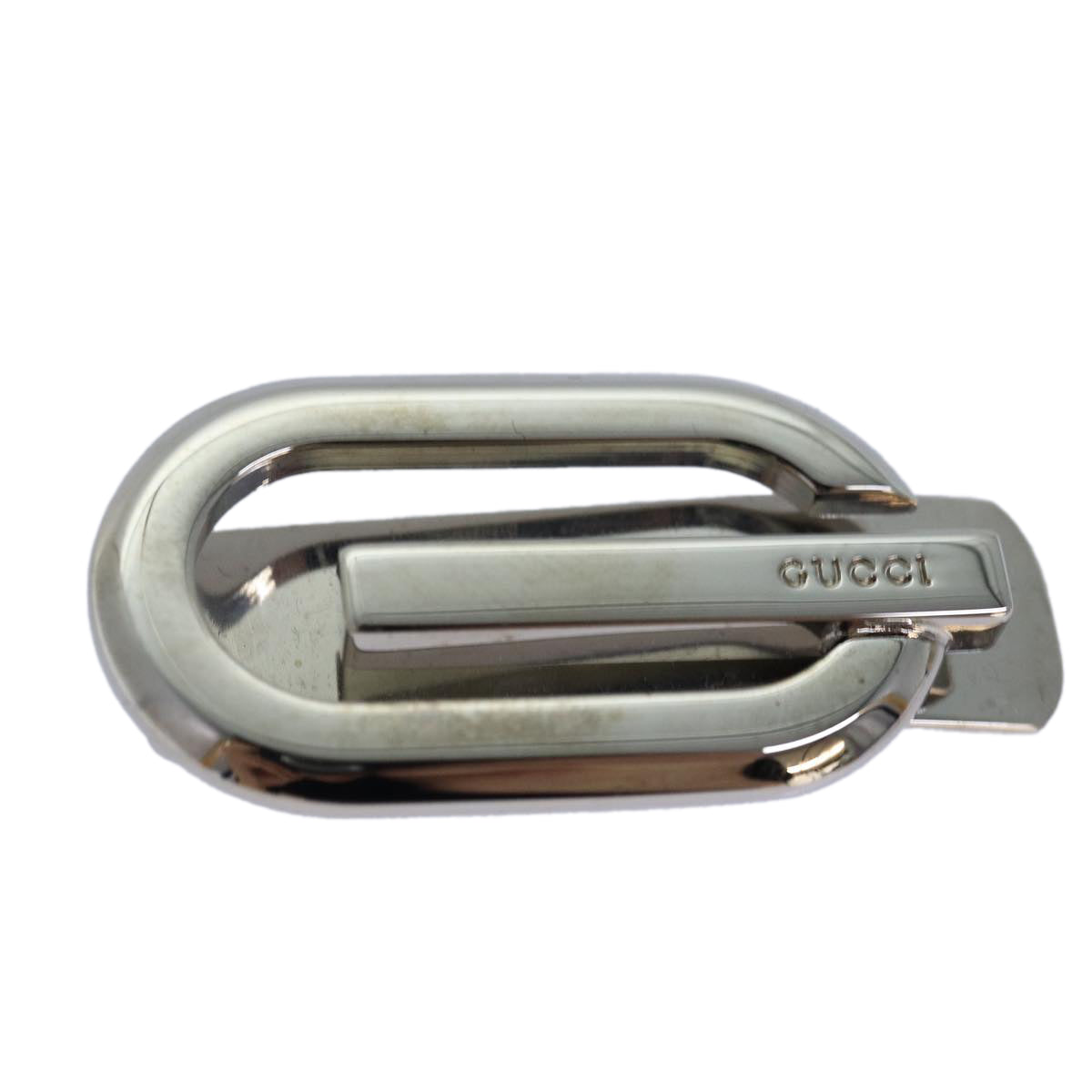 GUCCI Money Clip metal Silver am6487A