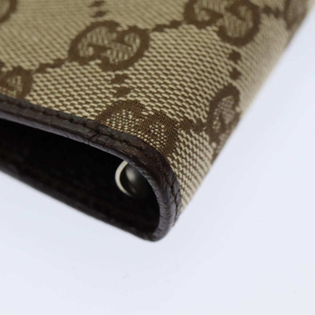 GUCCI GG Canvas Day Planner Cover Beige 115240 am6515
