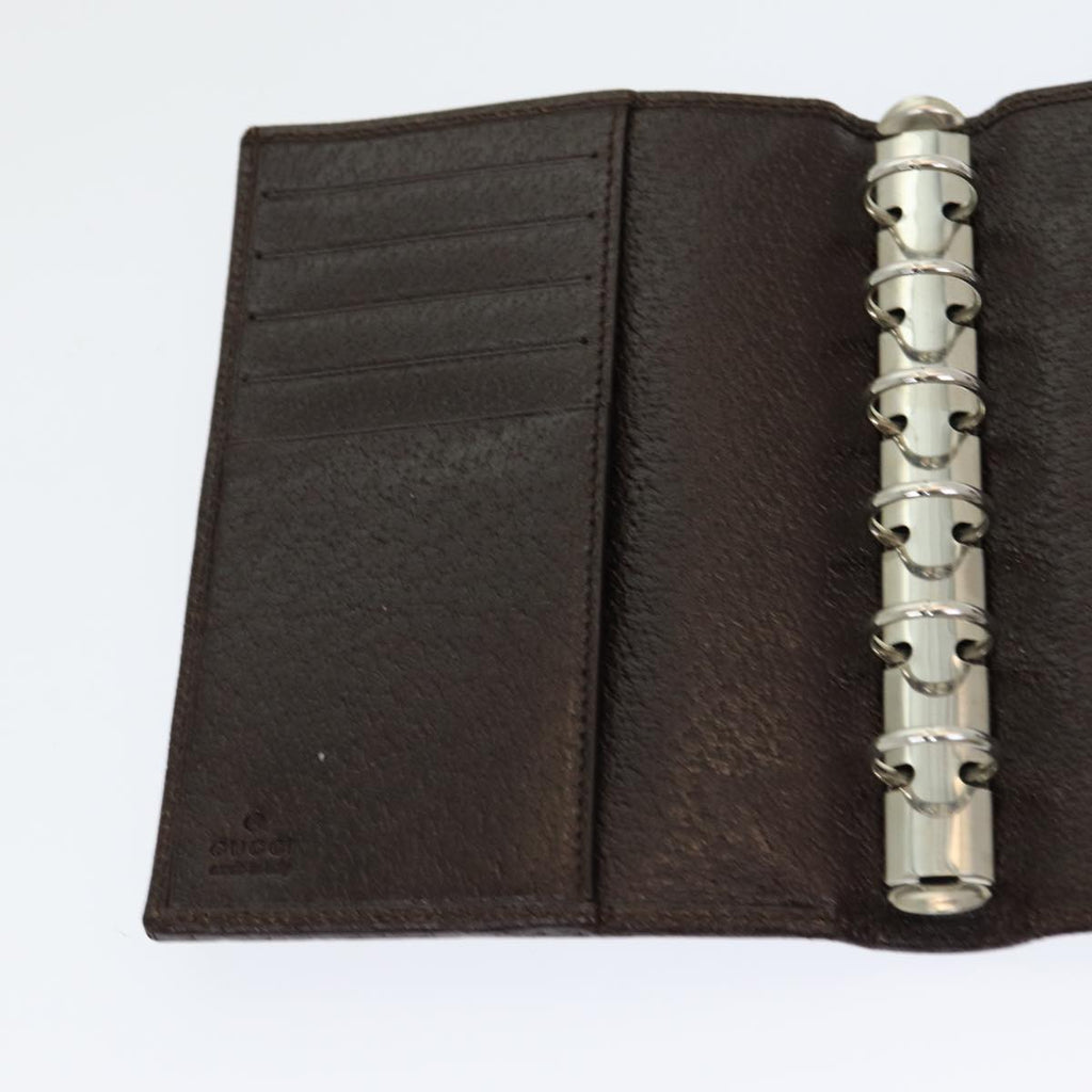 GUCCI GG Canvas Day Planner Cover Beige 115240 am6515