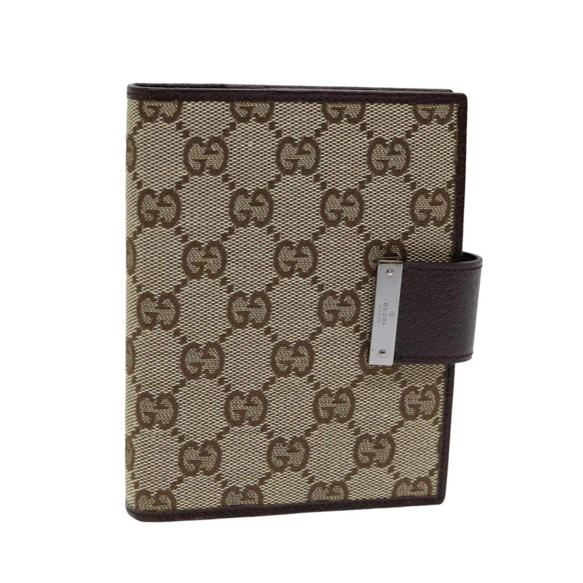 GUCCI GG Canvas Day Planner Cover Beige 115240 am6515