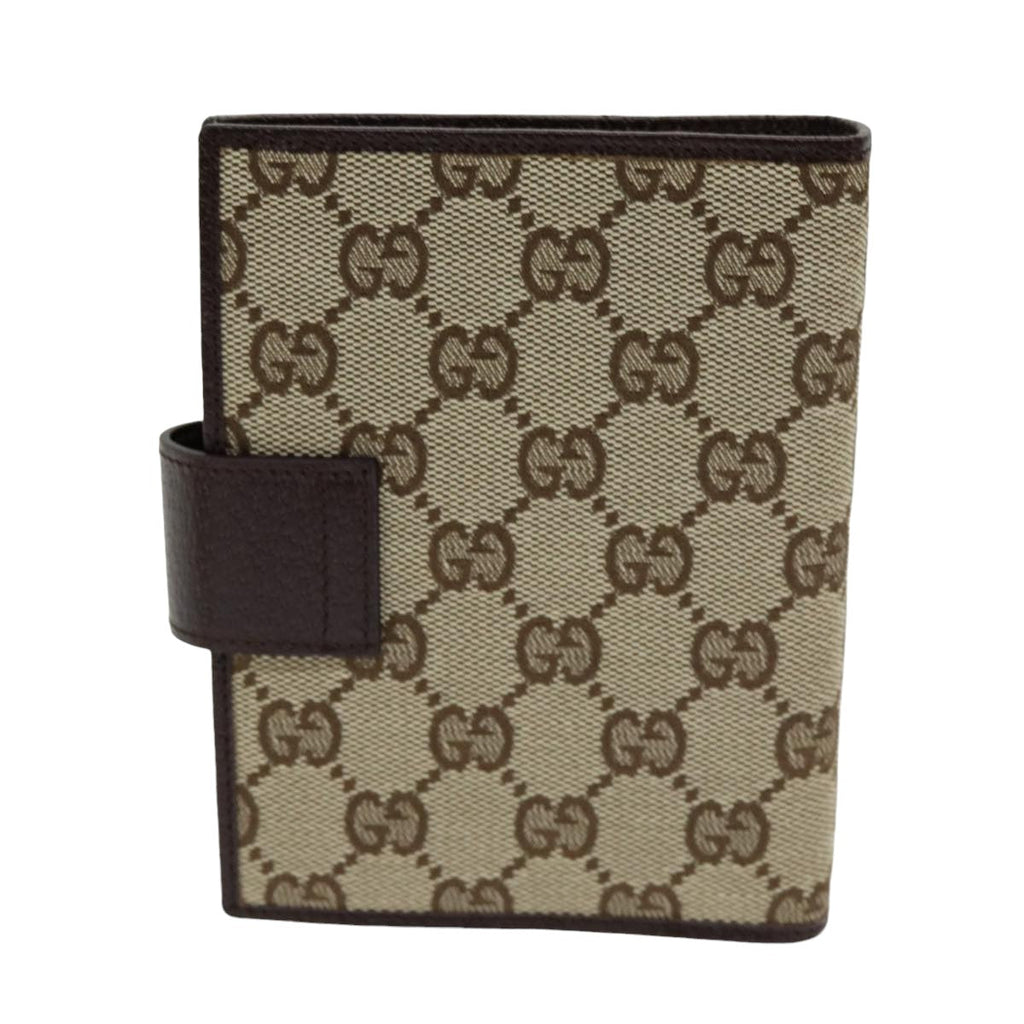 GUCCI GG Canvas Day Planner Cover Beige 115240 am6515