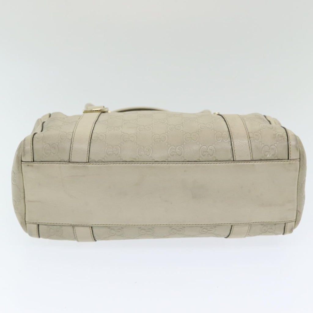 GUCCI Guccissima GG Canvas Abbey Shoulder Bag White 130942 am6540