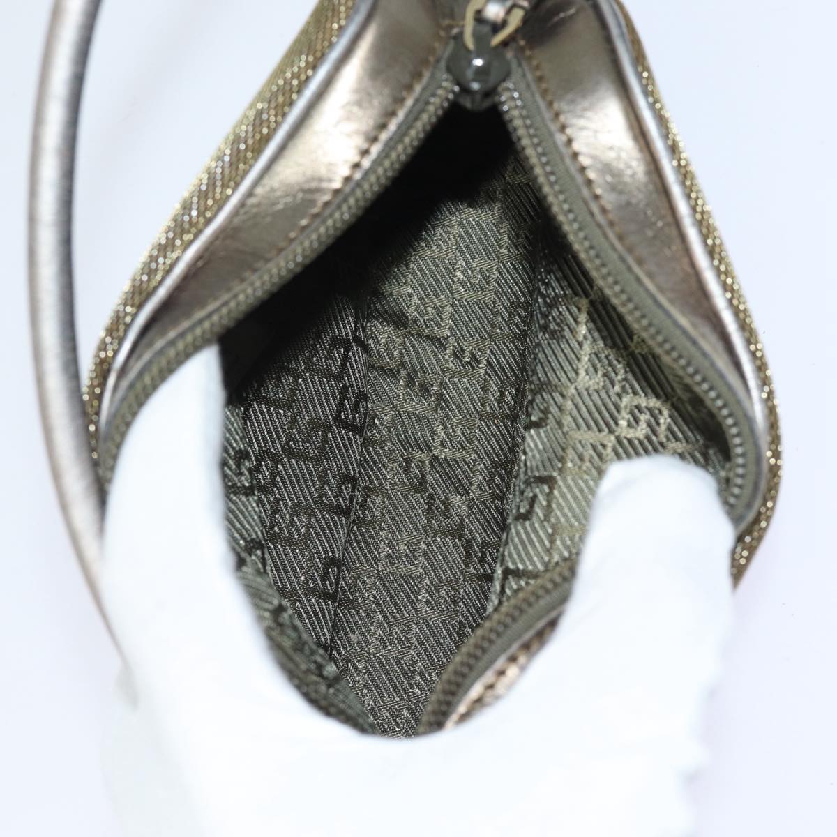 GUCCI Accessory Pouch Gold Tone am6581
