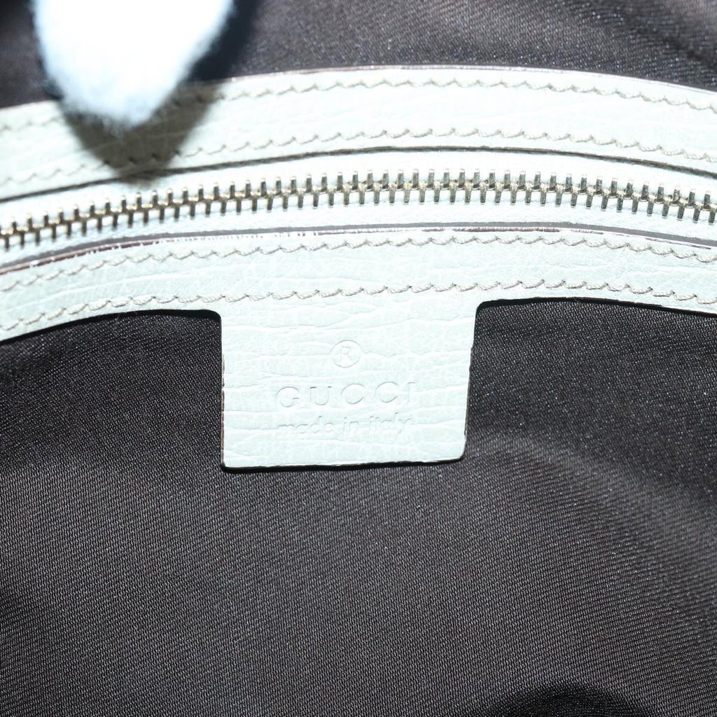 GUCCI Horsebit GG Canvas Hand Bag Beige 115867 am6594A