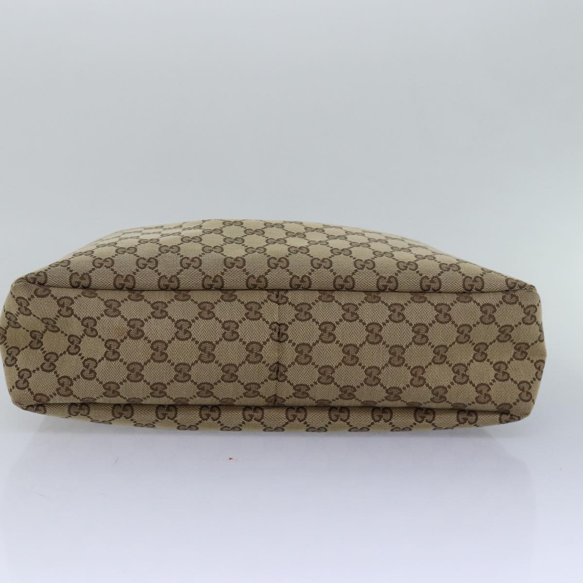 GUCCI Horsebit GG Canvas Hand Bag Beige 115867 am6594A