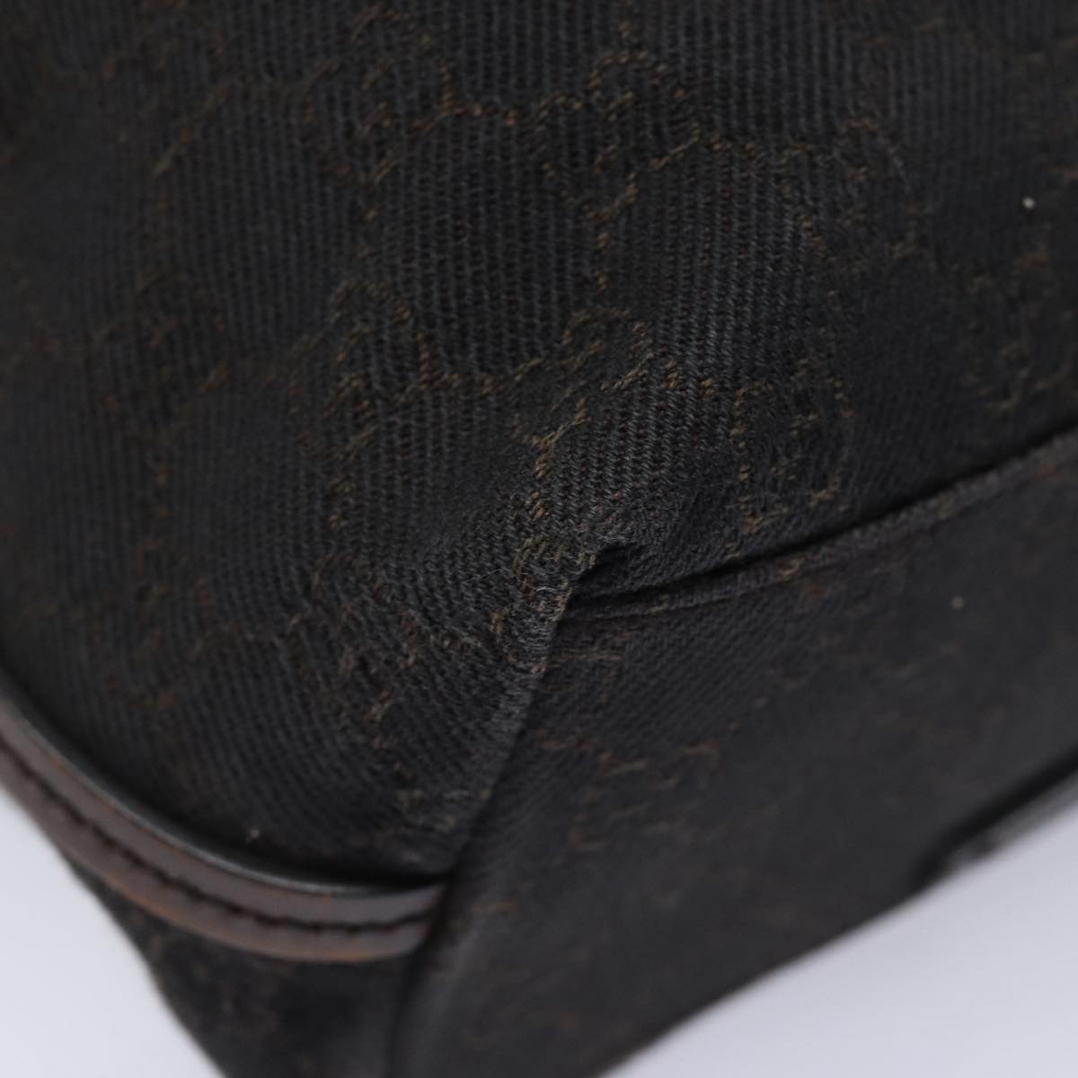 GUCCI GG Canvas Shoulder Bag Brown 101341 am6618