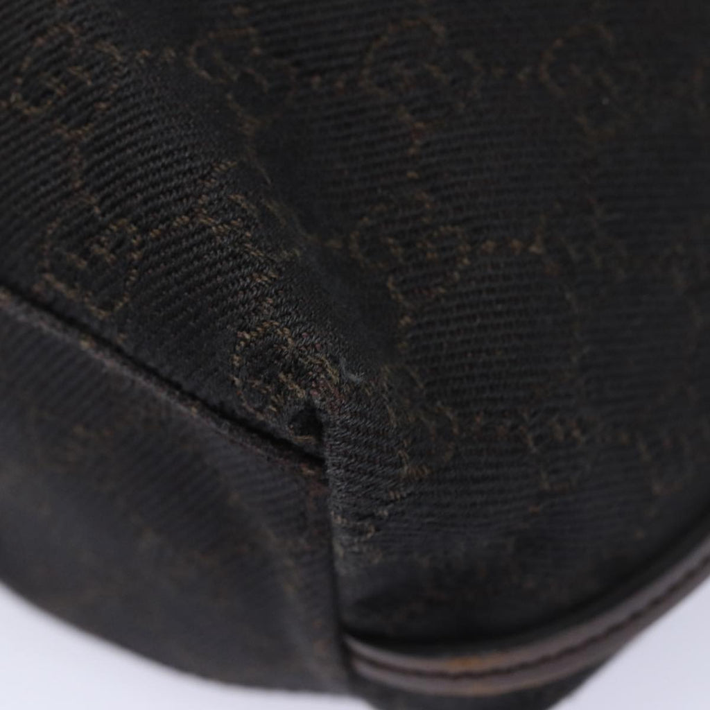 GUCCI GG Canvas Shoulder Bag Brown 101341 am6618