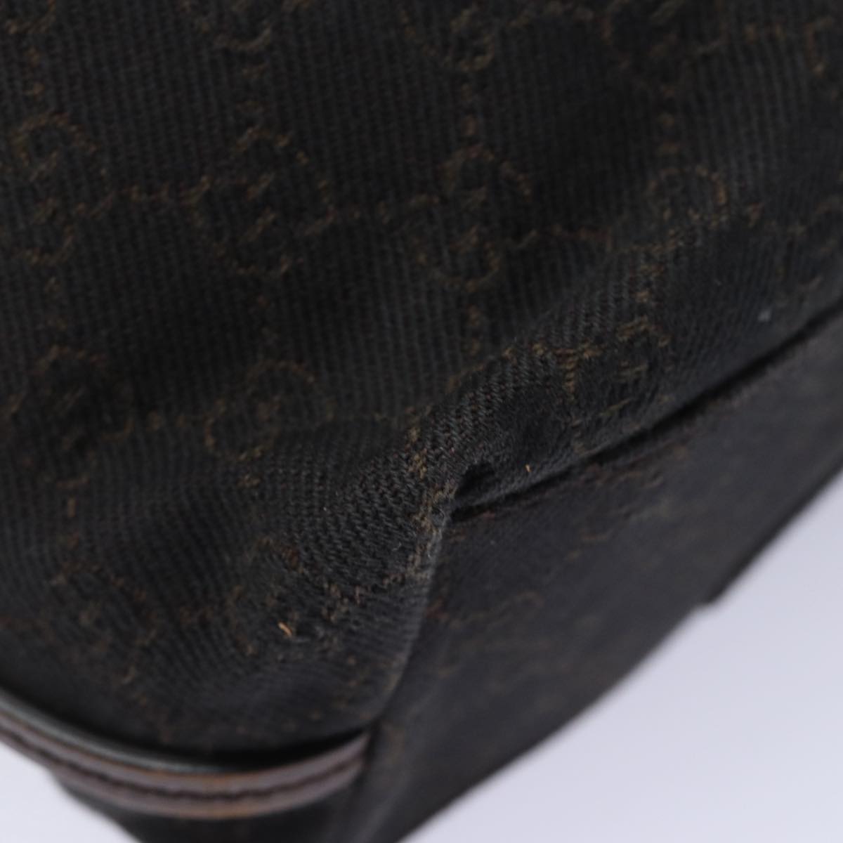 GUCCI GG Canvas Shoulder Bag Brown 101341 am6618