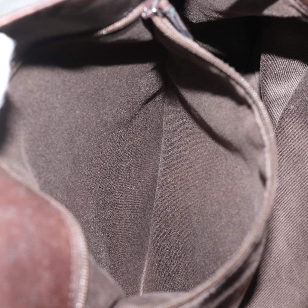 GUCCI GG Canvas Shoulder Bag Brown 101341 am6618