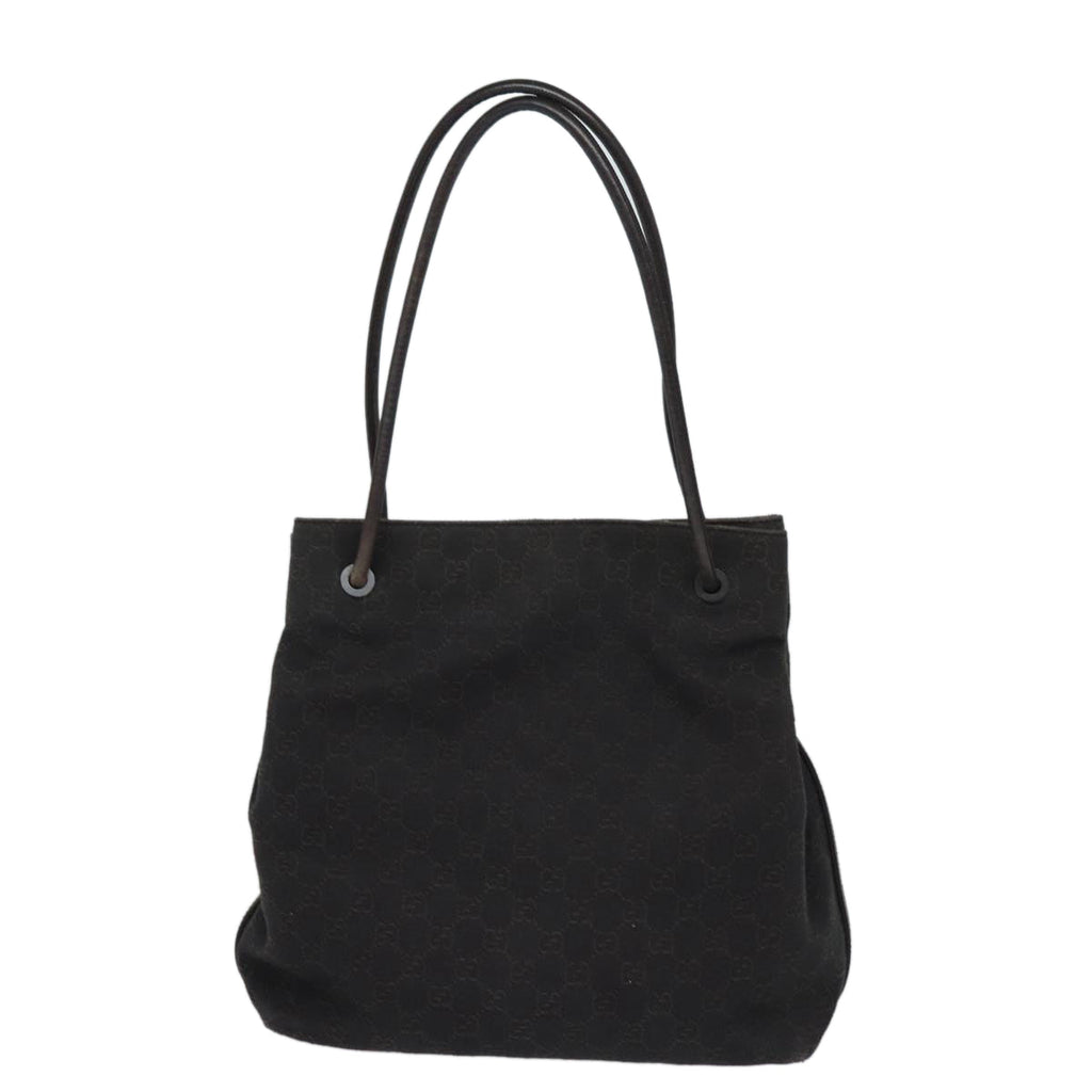 GUCCI GG Canvas Shoulder Bag Brown 101341 am6618
