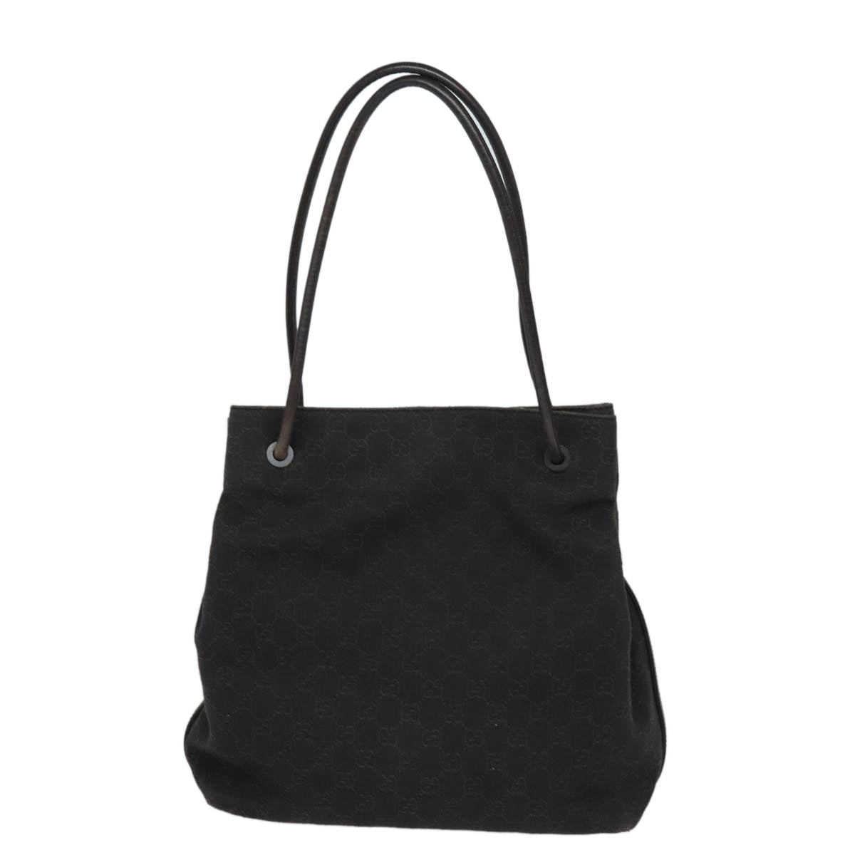 GUCCI GG Canvas Shoulder Bag Brown 101341 am6618