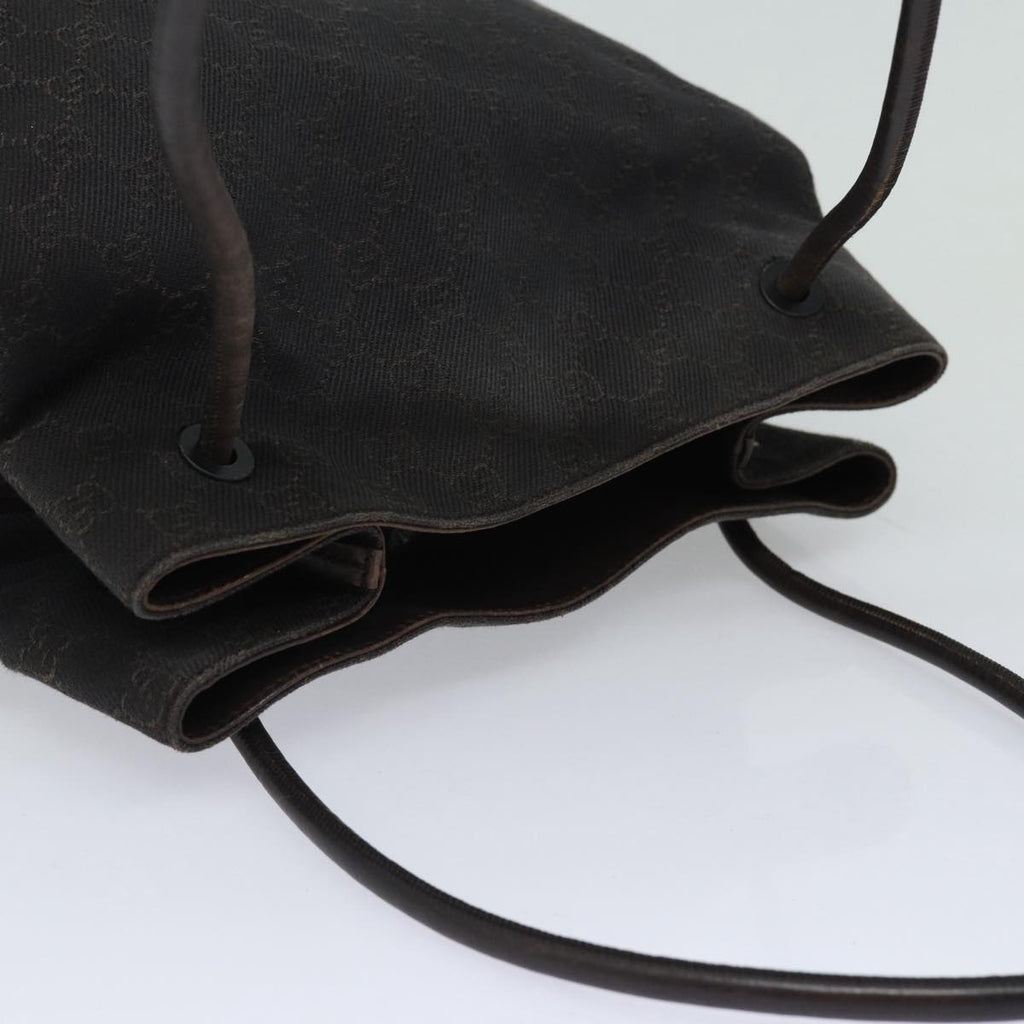 GUCCI GG Canvas Shoulder Bag Brown 101341 am6618