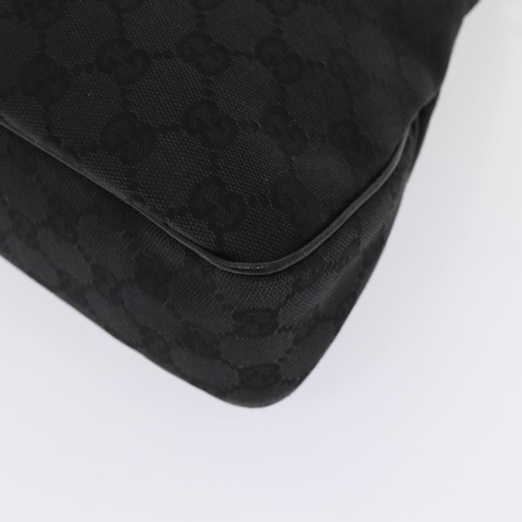 GUCCI GG Canvas Tote Bag Black 121023 am6619