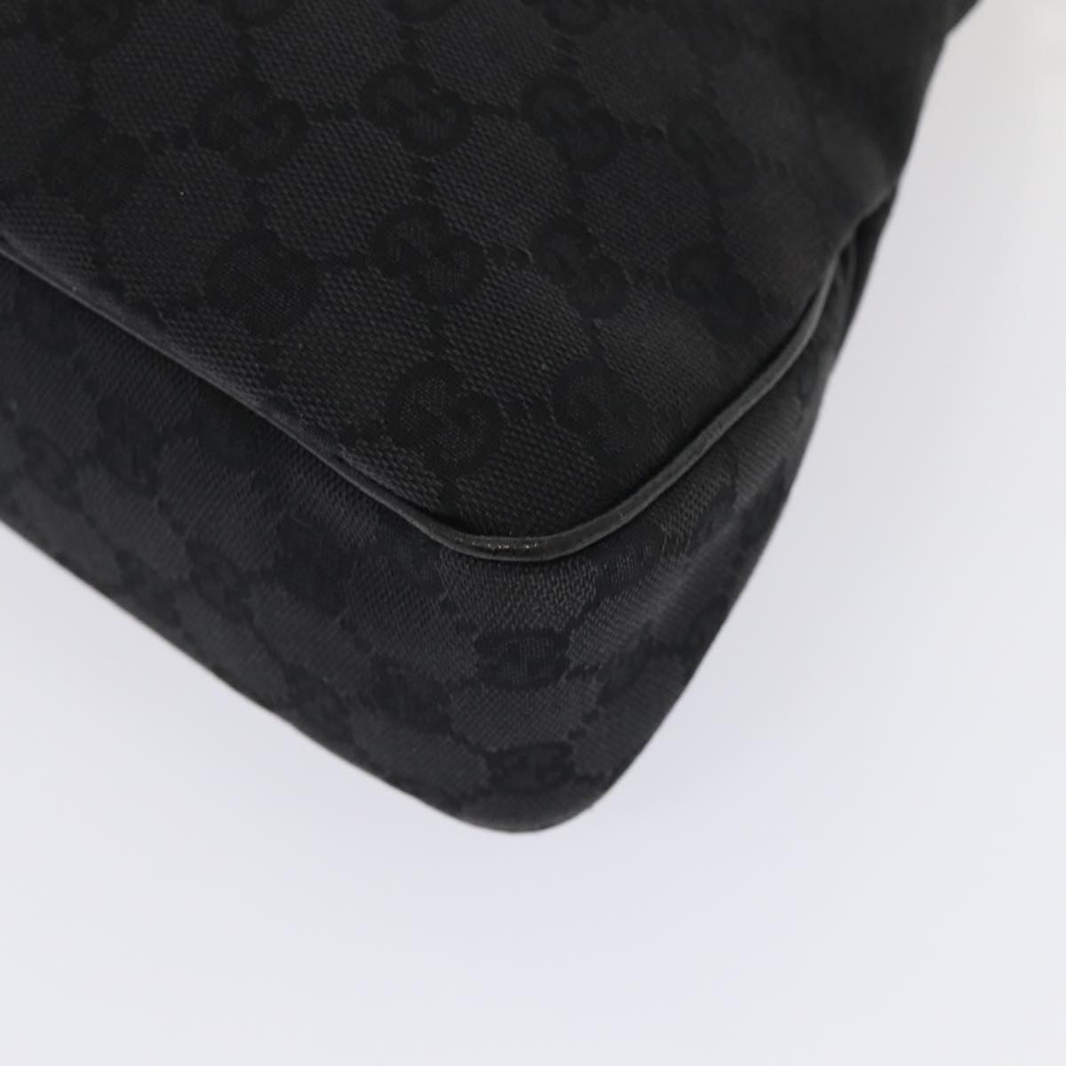GUCCI GG Canvas Tote Bag Black 121023 am6619