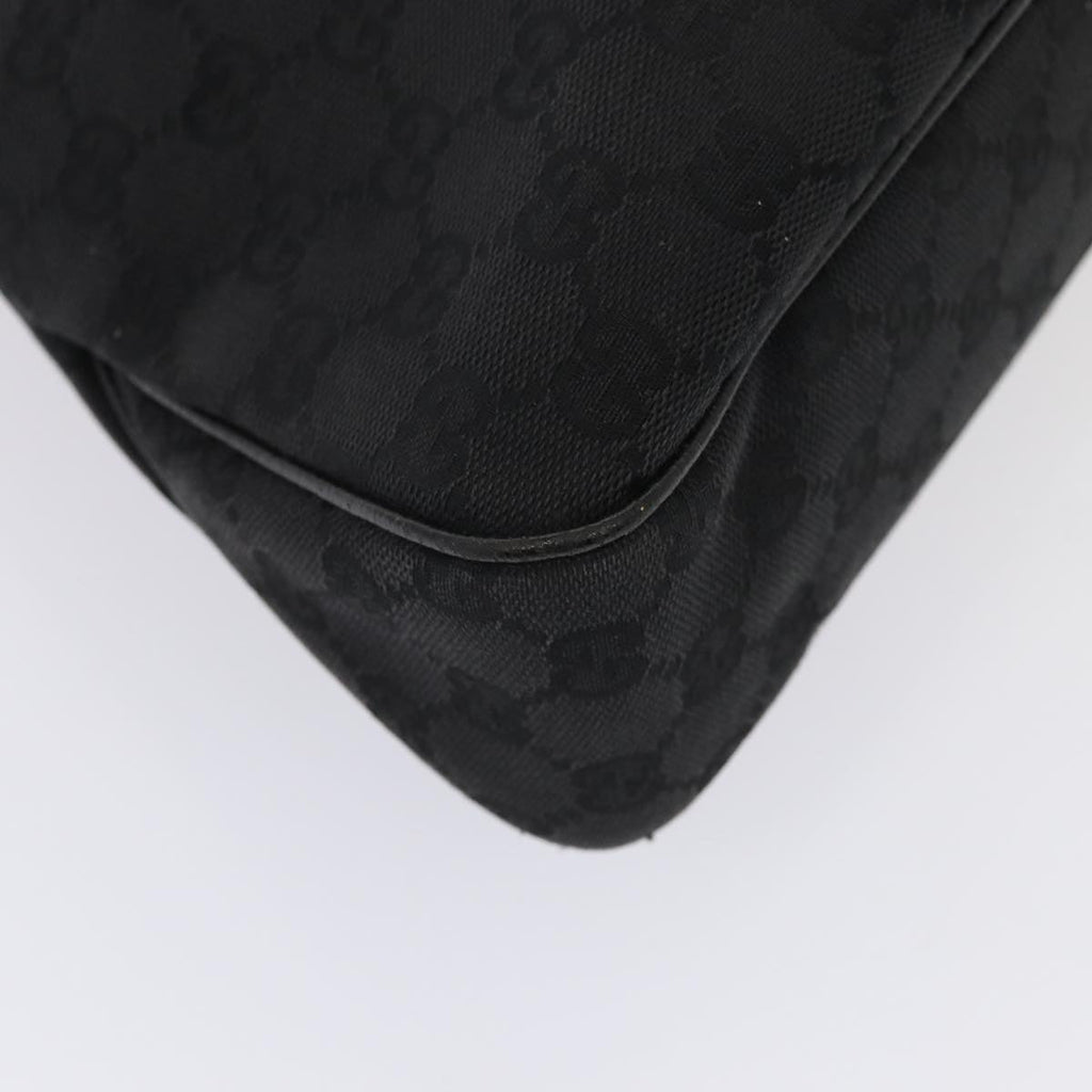 GUCCI GG Canvas Tote Bag Black 121023 am6619