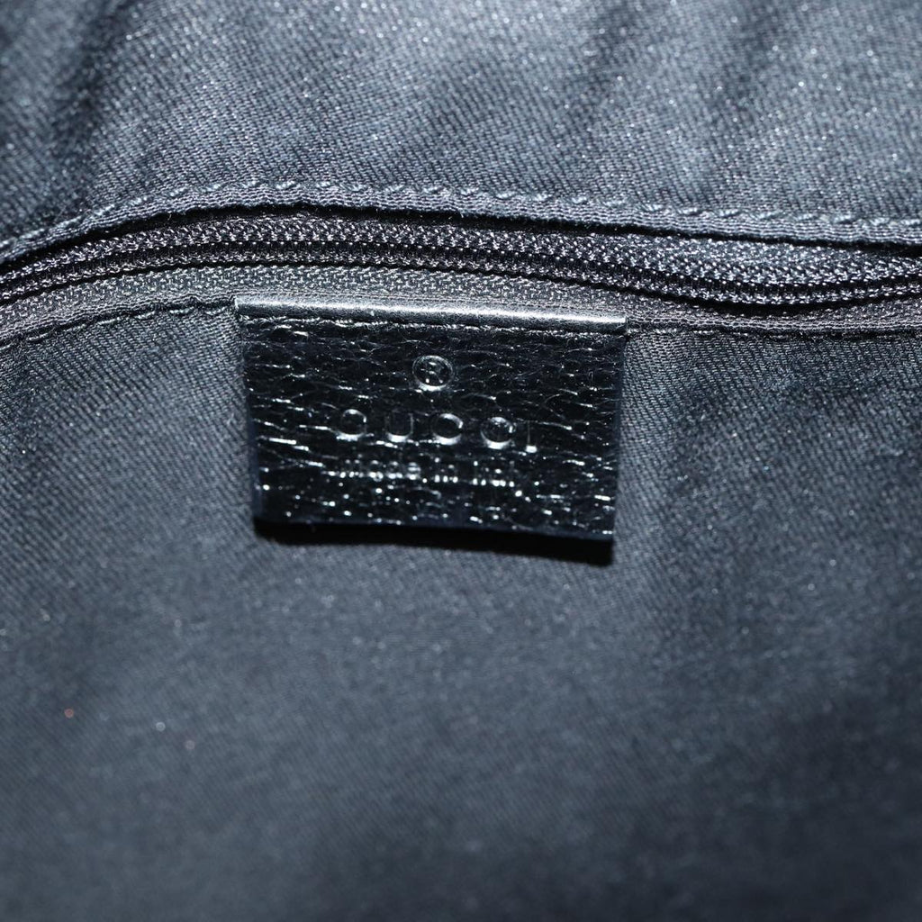 GUCCI GG Canvas Tote Bag Black 121023 am6619