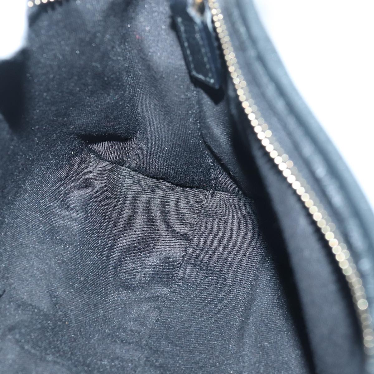 GUCCI GG Canvas Abbey Hand Bag Black 130939 am6624A
