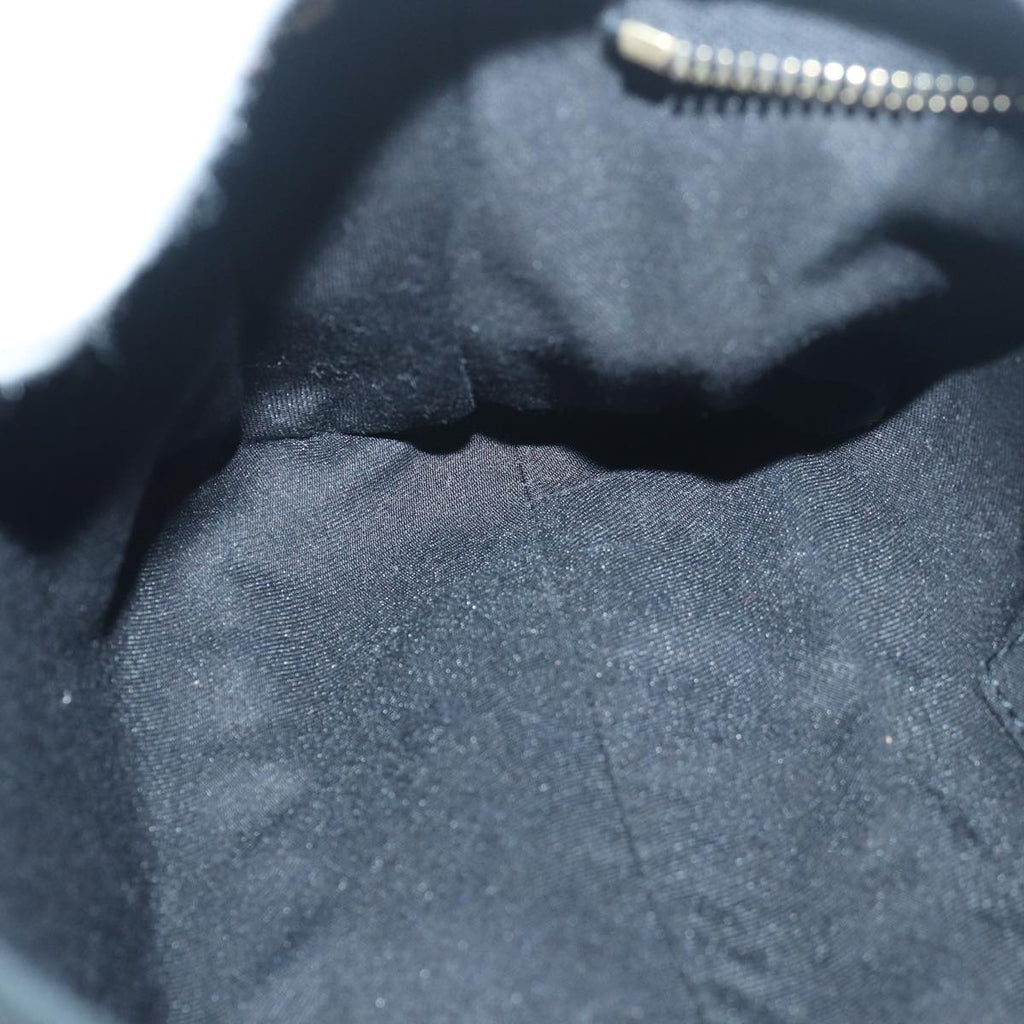 GUCCI GG Canvas Abbey Hand Bag Black 130939 am6624A