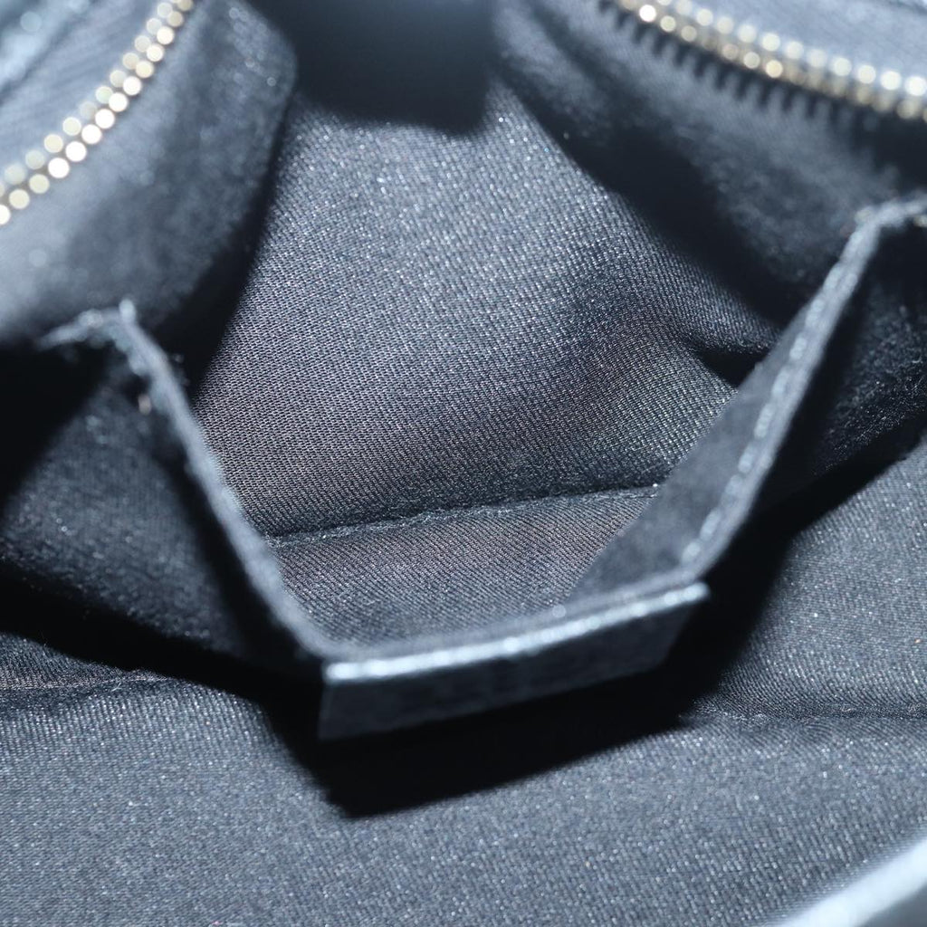 GUCCI GG Canvas Abbey Hand Bag Black 130939 am6624A