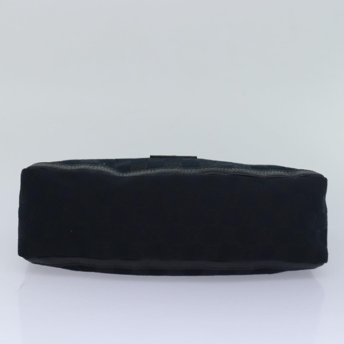 GUCCI GG Canvas Abbey Hand Bag Black 130939 am6624A