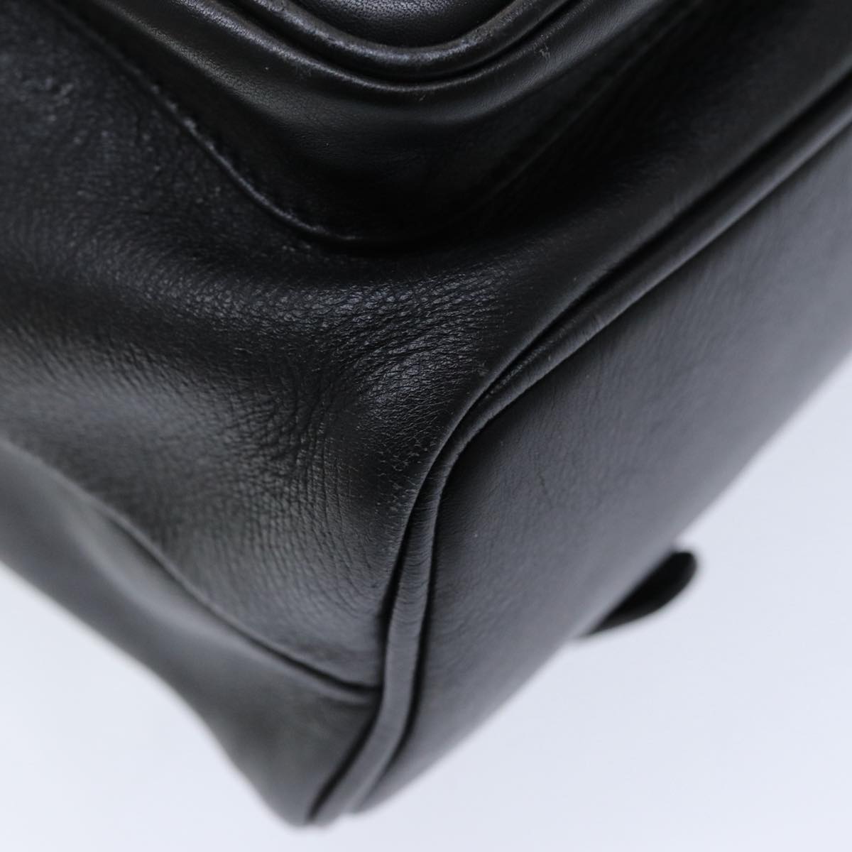 GUCCI Bamboo Backpack Leather Black am6663