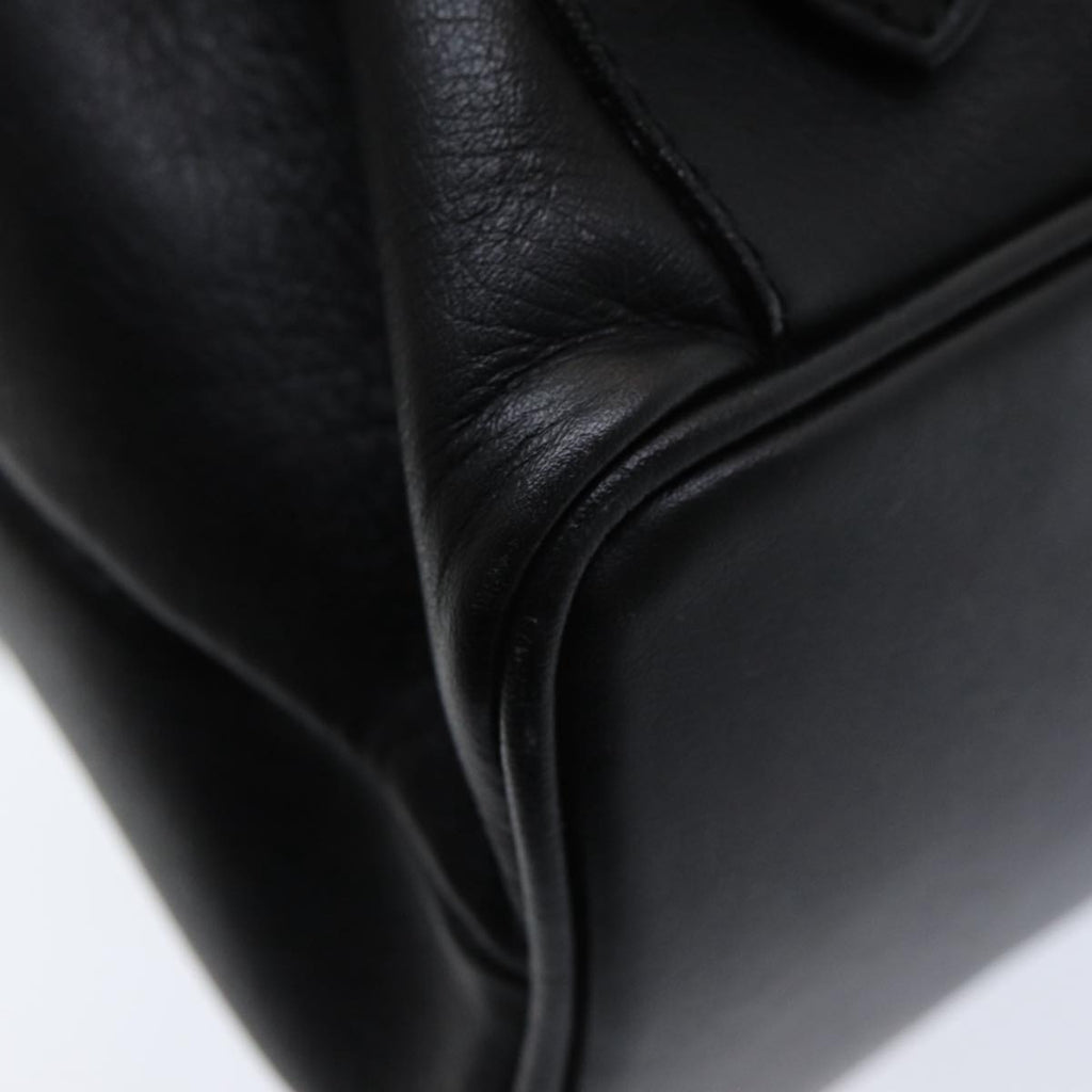 GUCCI Bamboo Backpack Leather Black am6663