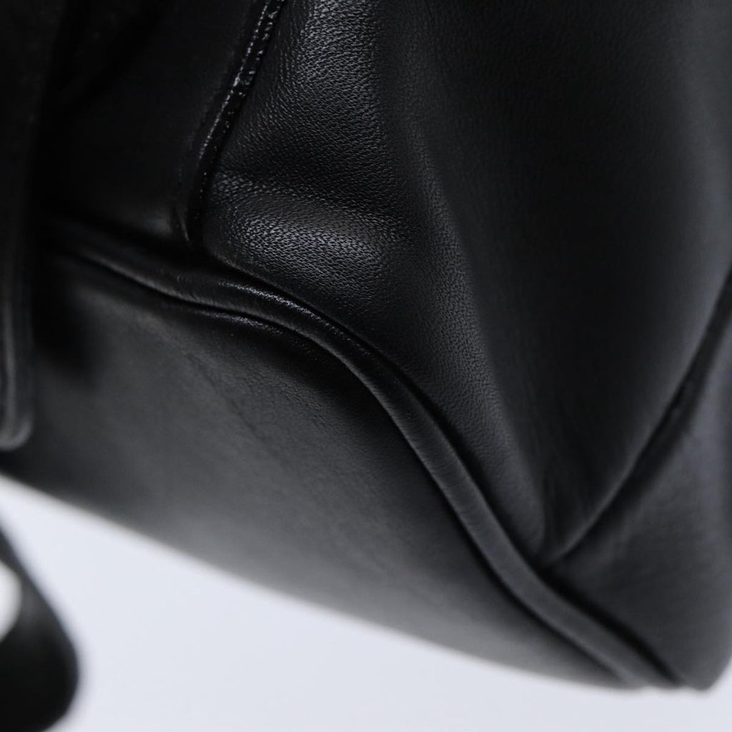 GUCCI Bamboo Backpack Leather Black am6663