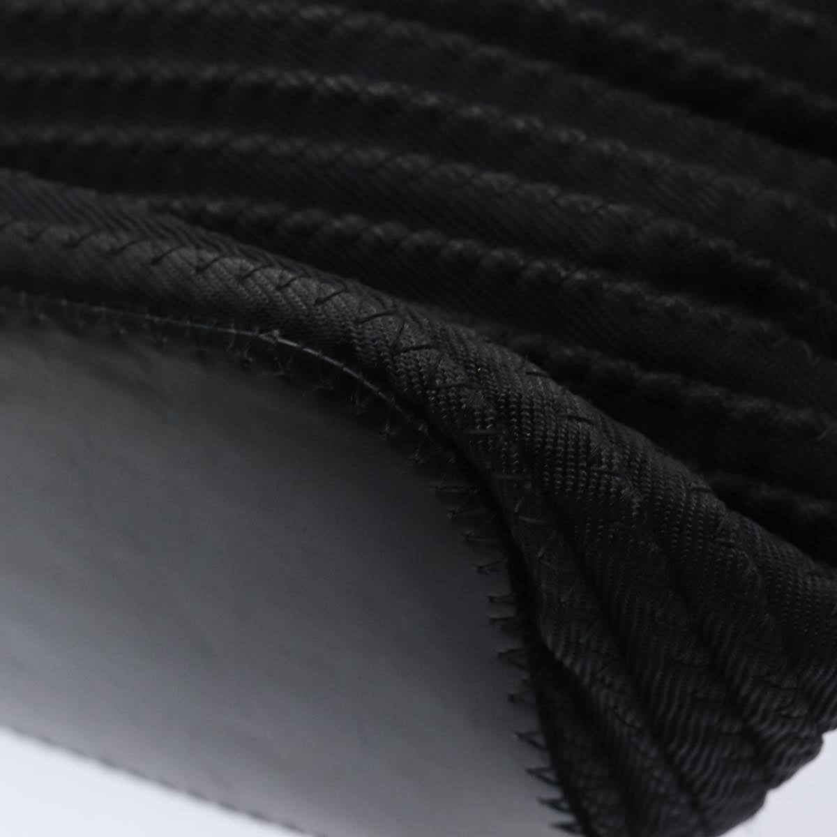 GUCCI Bamboo Hand Bag Nylon Black am6667