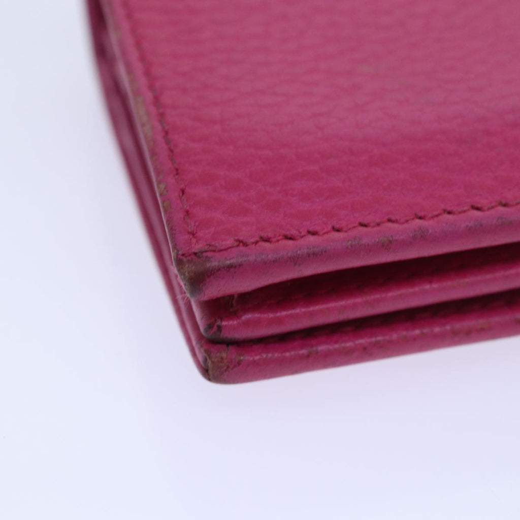 GUCCI GG Marmont Wallet Leather Pink am6673