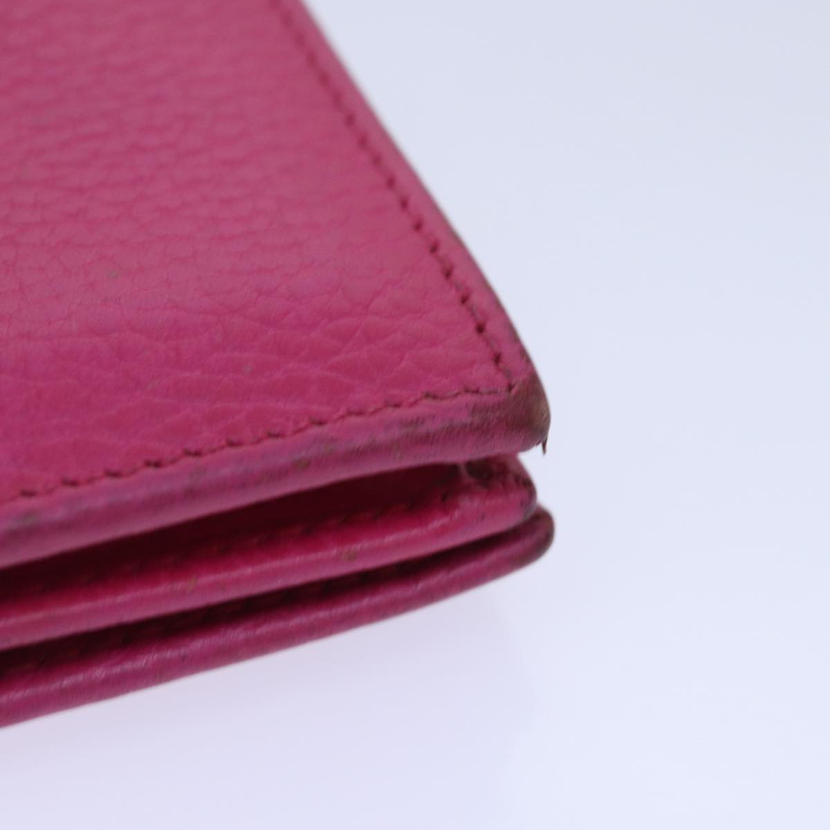 GUCCI GG Marmont Wallet Leather Pink am6673