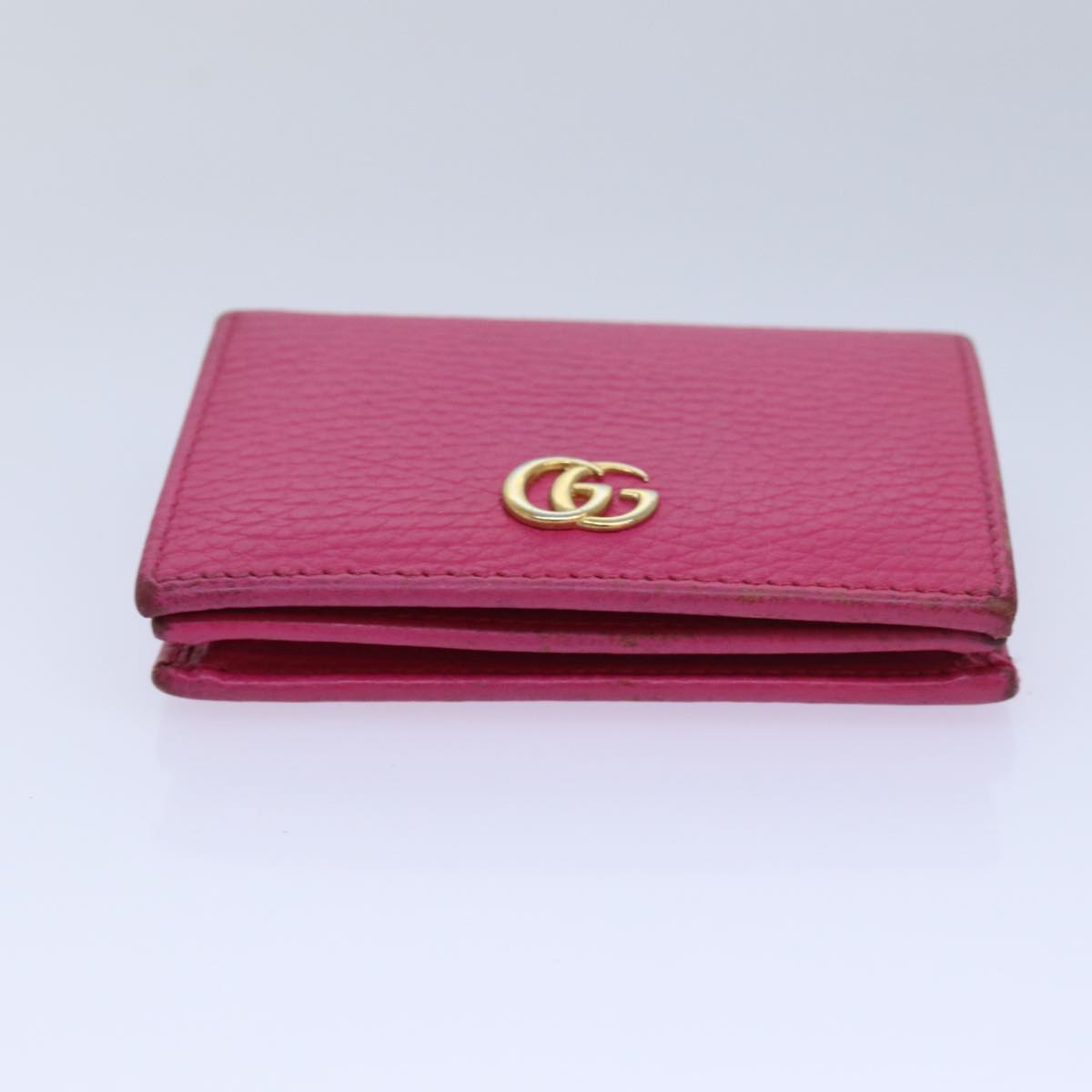 GUCCI GG Marmont Wallet Leather Pink am6673