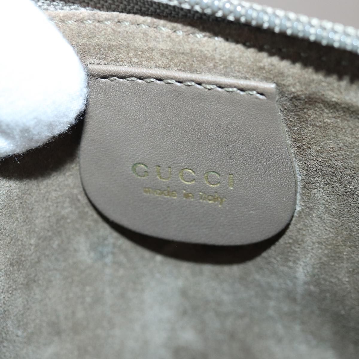 GUCCI Bamboo Hand Bag Leather Brown Black 001 2058 1880 0 am6698