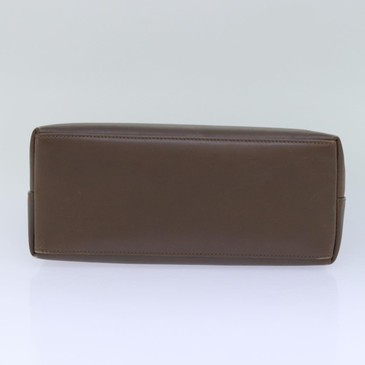 GUCCI Bamboo Hand Bag Leather Brown Black 001 2058 1880 0 am6698